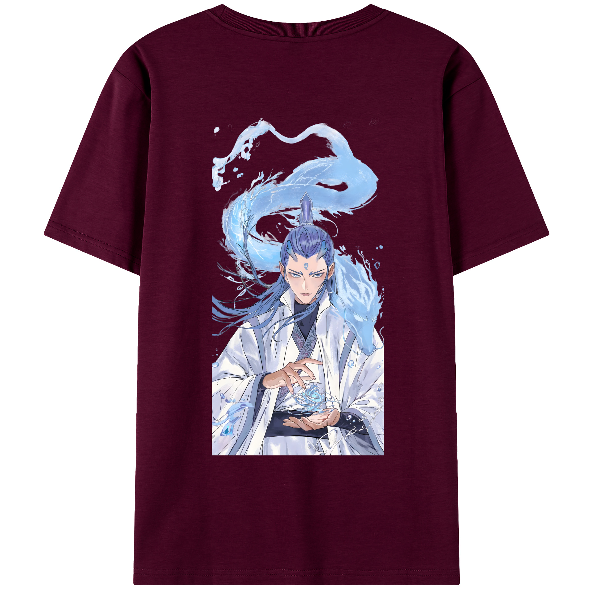 （画像用） Ne Zha 2 ナタ 魔童の大暴れ レディース半袖Tシャツ(バックプリント)